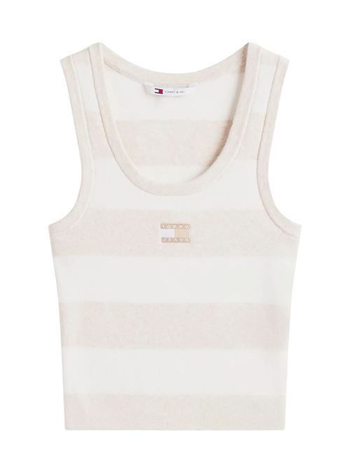 canotta corta a righe Tommy Jeans | DW0DW20969AE3